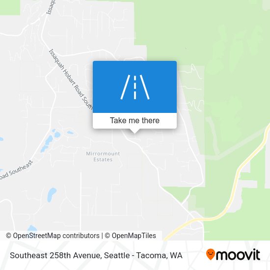 Mapa de Southeast 258th Avenue