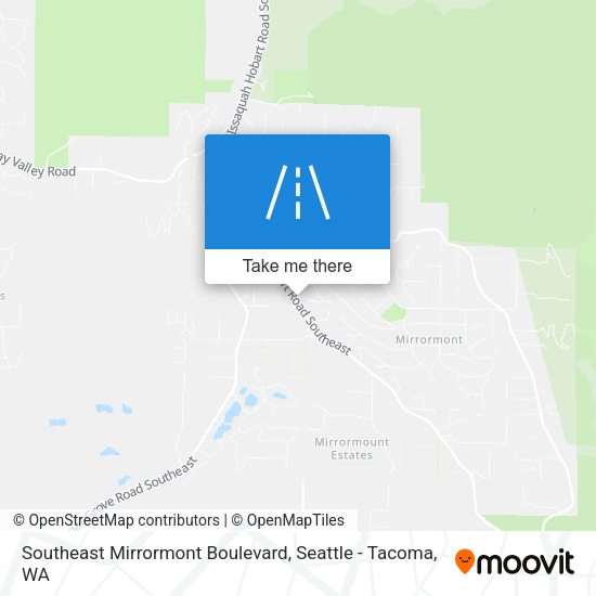 Mapa de Southeast Mirrormont Boulevard