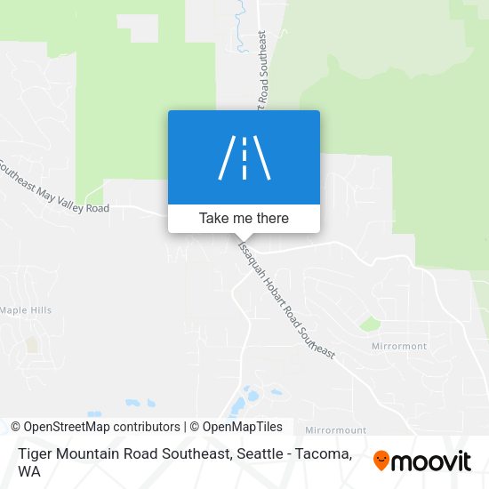 Mapa de Tiger Mountain Road Southeast