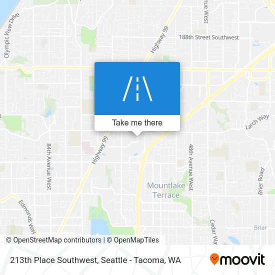 Mapa de 213th Place Southwest
