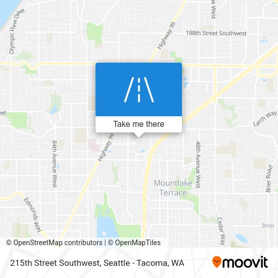 Mapa de 215th Street Southwest