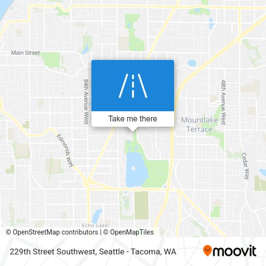 Mapa de 229th Street Southwest