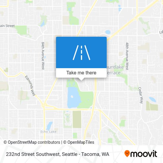 Mapa de 232nd Street Southwest