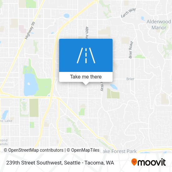 239th Street Southwest map