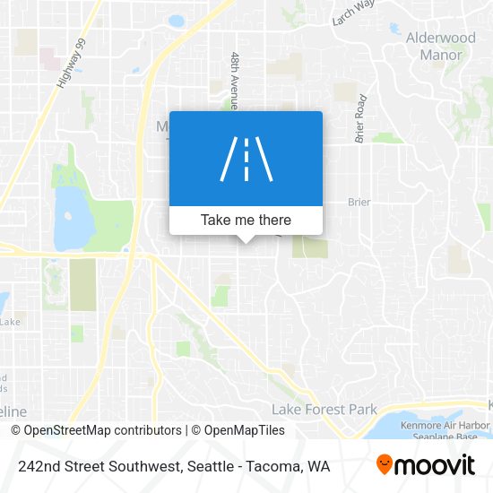 242nd Street Southwest map