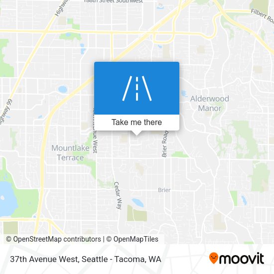 Mapa de 37th Avenue West
