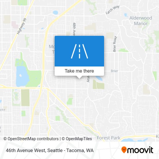 Mapa de 46th Avenue West