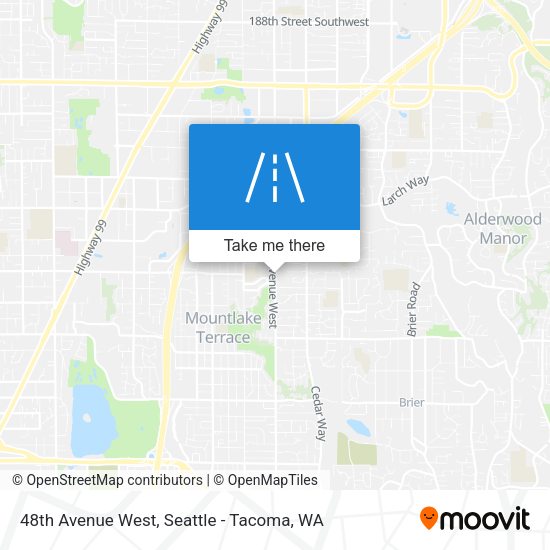 Mapa de 48th Avenue West