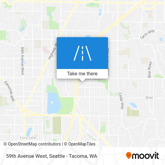 59th Avenue West map