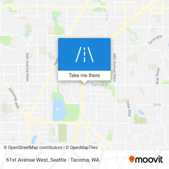 Mapa de 61st Avenue West
