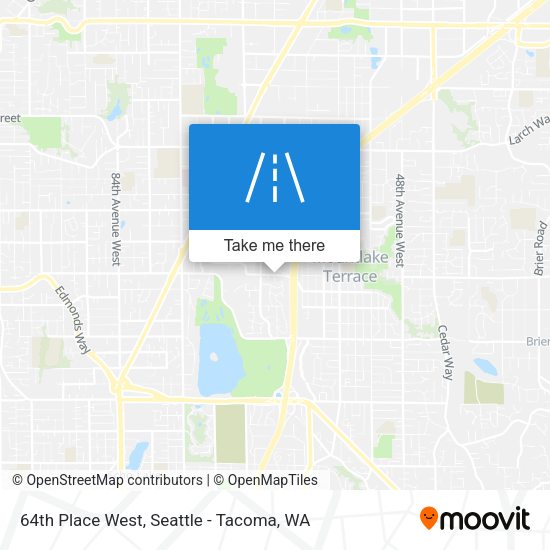 Mapa de 64th Place West
