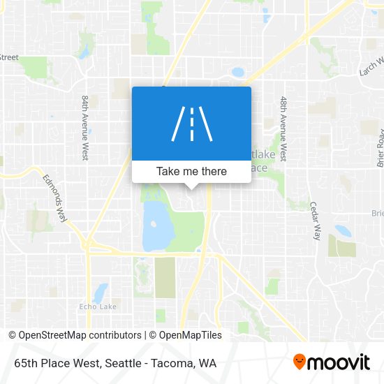 Mapa de 65th Place West