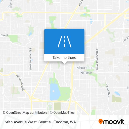 66th Avenue West map