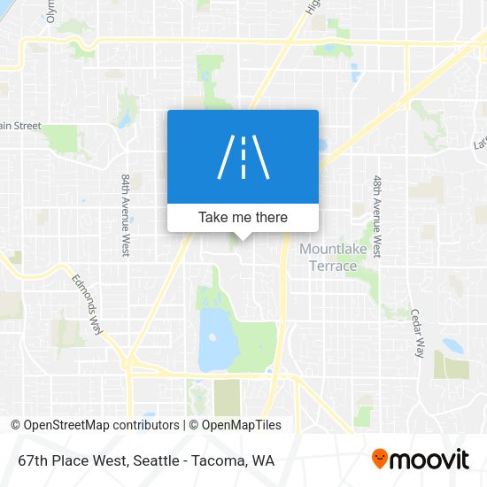 Mapa de 67th Place West