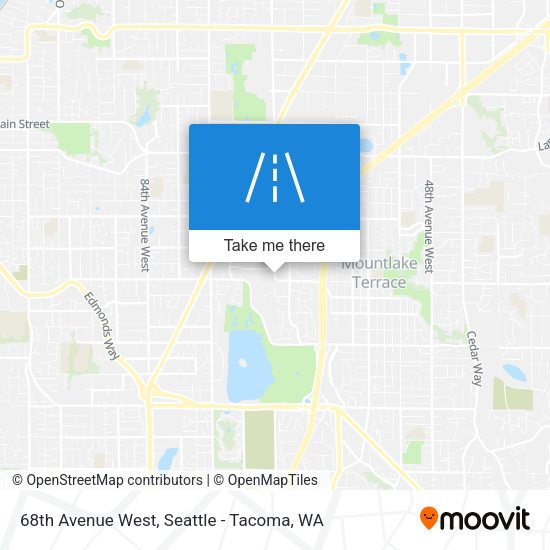 68th Avenue West map