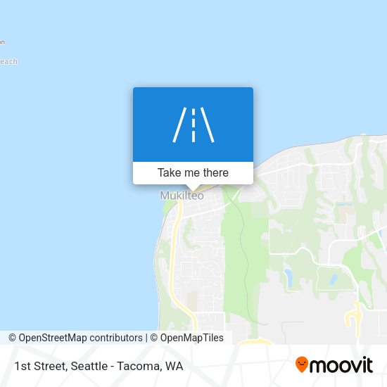 1st Street map