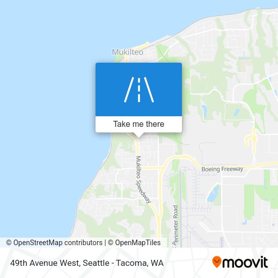49th Avenue West map