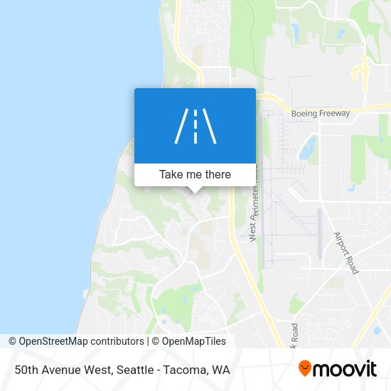 Mapa de 50th Avenue West