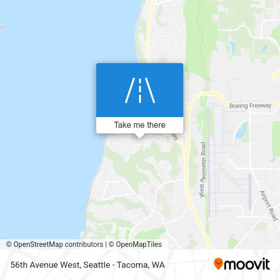Mapa de 56th Avenue West