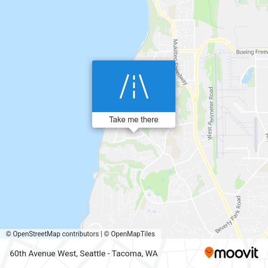 Mapa de 60th Avenue West