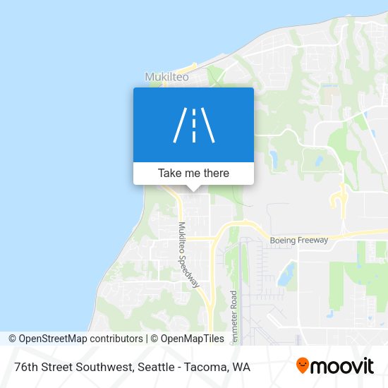 76th Street Southwest map