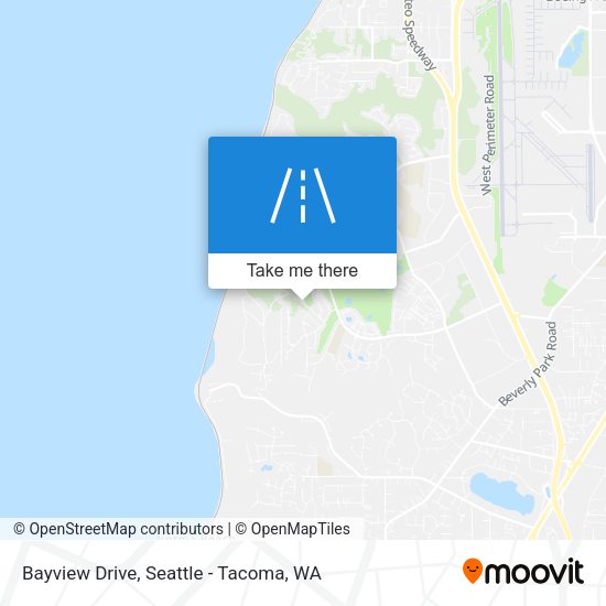 Bayview Drive map