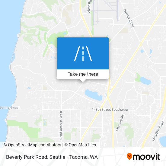 Mapa de Beverly Park Road