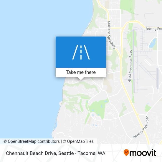 Mapa de Chennault Beach Drive