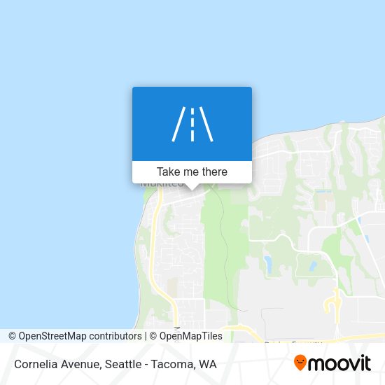 Cornelia Avenue map