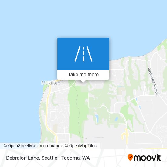 Debralon Lane map
