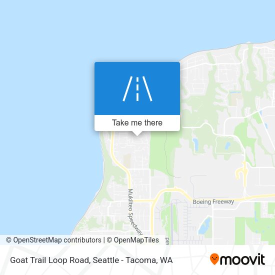 Goat Trail Loop Road map