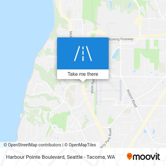 Mapa de Harbour Pointe Boulevard