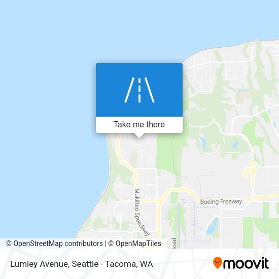 Lumley Avenue map
