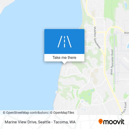 Marine View Drive map