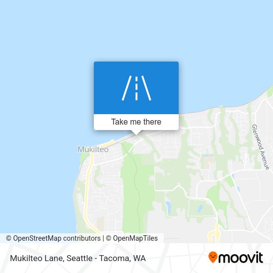 Mukilteo Lane map