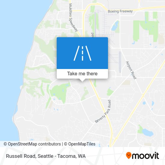 Mapa de Russell Road