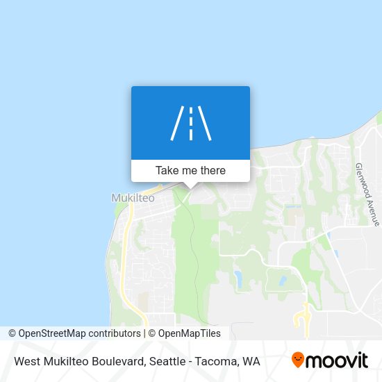 West Mukilteo Boulevard map