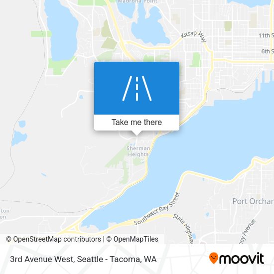 Mapa de 3rd Avenue West