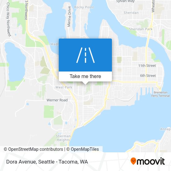 Dora Avenue map
