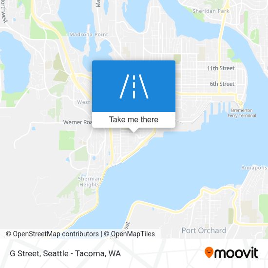G Street map