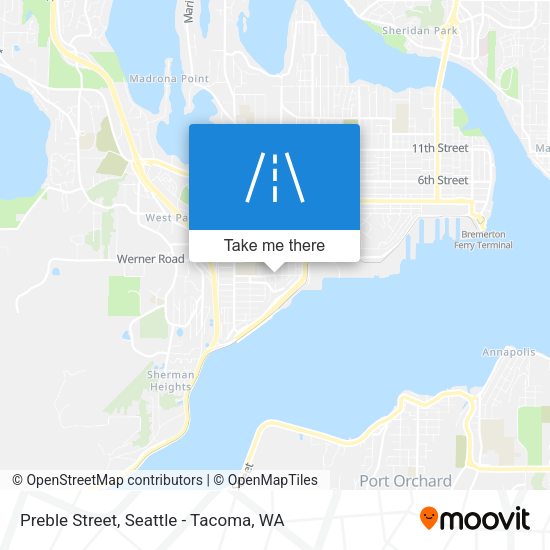 Mapa de Preble Street