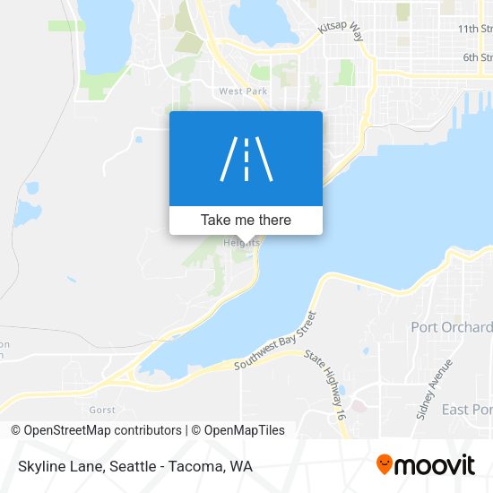 Mapa de Skyline Lane