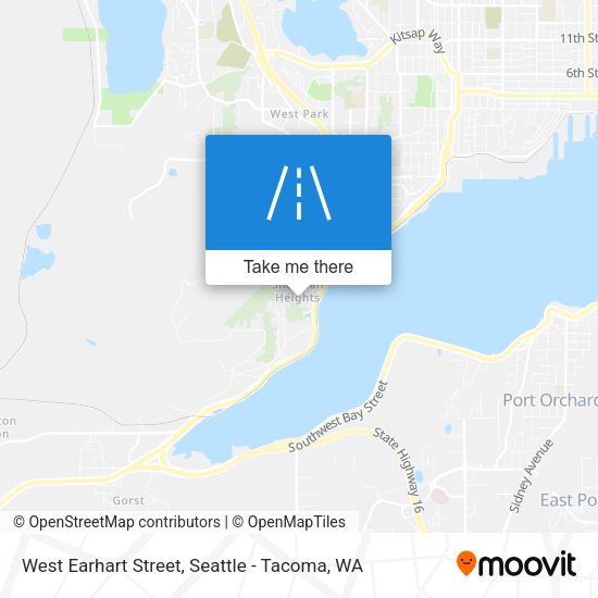 West Earhart Street map