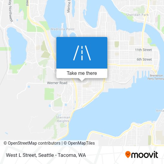 Mapa de West L Street