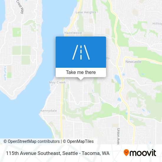 Mapa de 115th Avenue Southeast