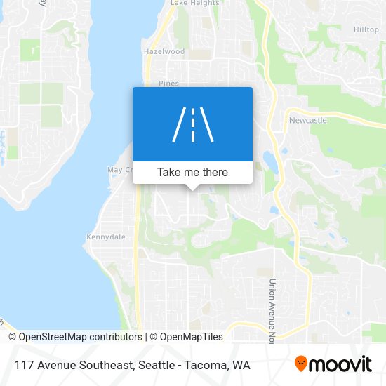 117 Avenue Southeast map