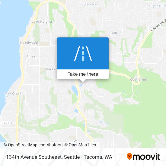 Mapa de 134th Avenue Southeast