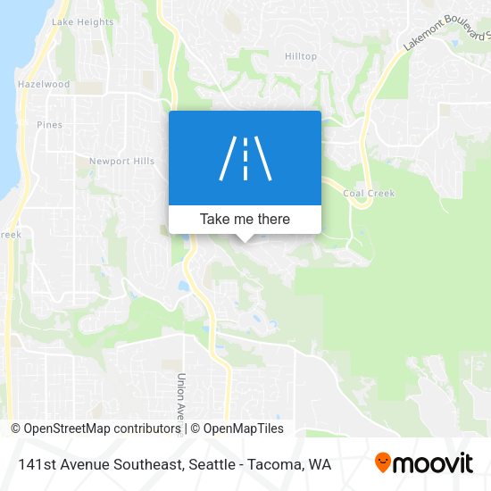 141st Avenue Southeast map
