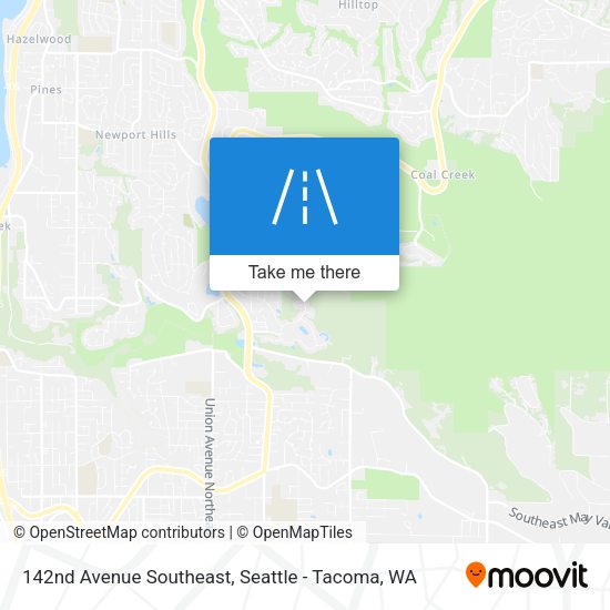 142nd Avenue Southeast map
