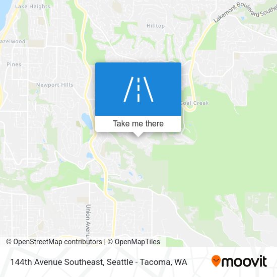 Mapa de 144th Avenue Southeast